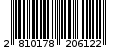 Γραμμωτός κωδικός 2810178206122