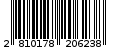Γραμμωτός κωδικός 2810178206238