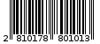 Γραμμωτός κωδικός 2810178801013
