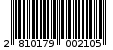 Γραμμωτός κωδικός 2810179002105