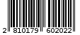 Γραμμωτός κωδικός 2810179602022
