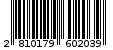 Γραμμωτός κωδικός 2810179602039