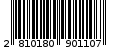 Γραμμωτός κωδικός 2810180901107