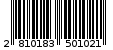 Γραμμωτός κωδικός 2810183501021