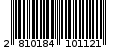 Γραμμωτός κωδικός 2810184101121