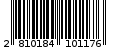 Γραμμωτός κωδικός 2810184101176