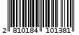 Γραμμωτός κωδικός 2810184101381