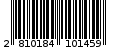 Γραμμωτός κωδικός 2810184101459