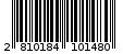 Γραμμωτός κωδικός 2810184101480