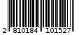 Γραμμωτός κωδικός 2810184101527
