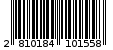 Γραμμωτός κωδικός 2810184101558