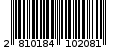Γραμμωτός κωδικός 2810184102081