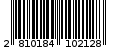 Γραμμωτός κωδικός 2810184102128
