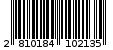 Γραμμωτός κωδικός 2810184102135