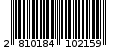 Γραμμωτός κωδικός 2810184102159