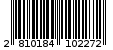 Γραμμωτός κωδικός 2810184102272