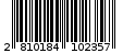 Γραμμωτός κωδικός 2810184102357