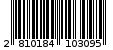 Γραμμωτός κωδικός 2810184103095