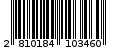 Γραμμωτός κωδικός 2810184103460
