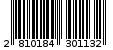 Γραμμωτός κωδικός 2810184301132