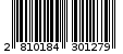 Γραμμωτός κωδικός 2810184301279