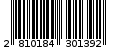 Γραμμωτός κωδικός 2810184301392