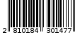 Γραμμωτός κωδικός 2810184301477