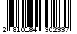 Γραμμωτός κωδικός 2810184302337