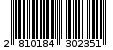 Γραμμωτός κωδικός 2810184302351