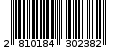 Γραμμωτός κωδικός 2810184302382