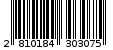Γραμμωτός κωδικός 2810184303075