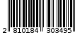 Γραμμωτός κωδικός 2810184303495