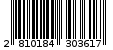 Γραμμωτός κωδικός 2810184303617