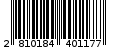 Γραμμωτός κωδικός 2810184401177