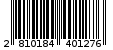 Γραμμωτός κωδικός 2810184401276