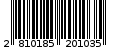 Γραμμωτός κωδικός 2810185201035