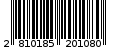 Γραμμωτός κωδικός 2810185201080
