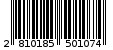 Γραμμωτός κωδικός 2810185501074