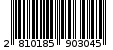 Γραμμωτός κωδικός 2810185903045