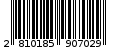 Γραμμωτός κωδικός 2810185907029