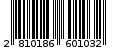 Γραμμωτός κωδικός 2810186601032