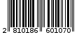 Γραμμωτός κωδικός 2810186601070