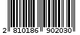 Γραμμωτός κωδικός 2810186902030