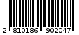 Γραμμωτός κωδικός 2810186902047