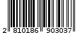 Γραμμωτός κωδικός 2810186903037
