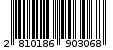 Γραμμωτός κωδικός 2810186903068