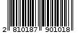 Γραμμωτός κωδικός 2810187901018