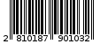 Γραμμωτός κωδικός 2810187901032