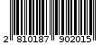 Γραμμωτός κωδικός 2810187902015