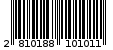 Γραμμωτός κωδικός 2810188101011